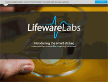 Tablet Screenshot of lifewarelabs.com